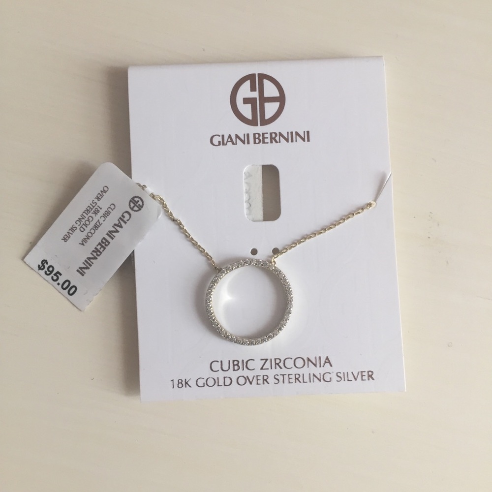 NWT GIANI BERNINI delicate circle necklace